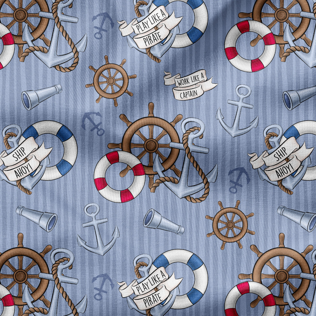 Steamboat Willie Ship Ahoy Fabric