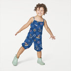 Steamboat Willie Dark Blue Checks Fabric