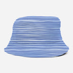 Steamboat Willie Plain Blue Stripes Fabric