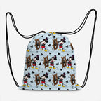 Steamboat Willie Captain Light Blue Stripes Fabric