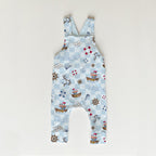 Steamboat Willie Light Blue Checks Fabric