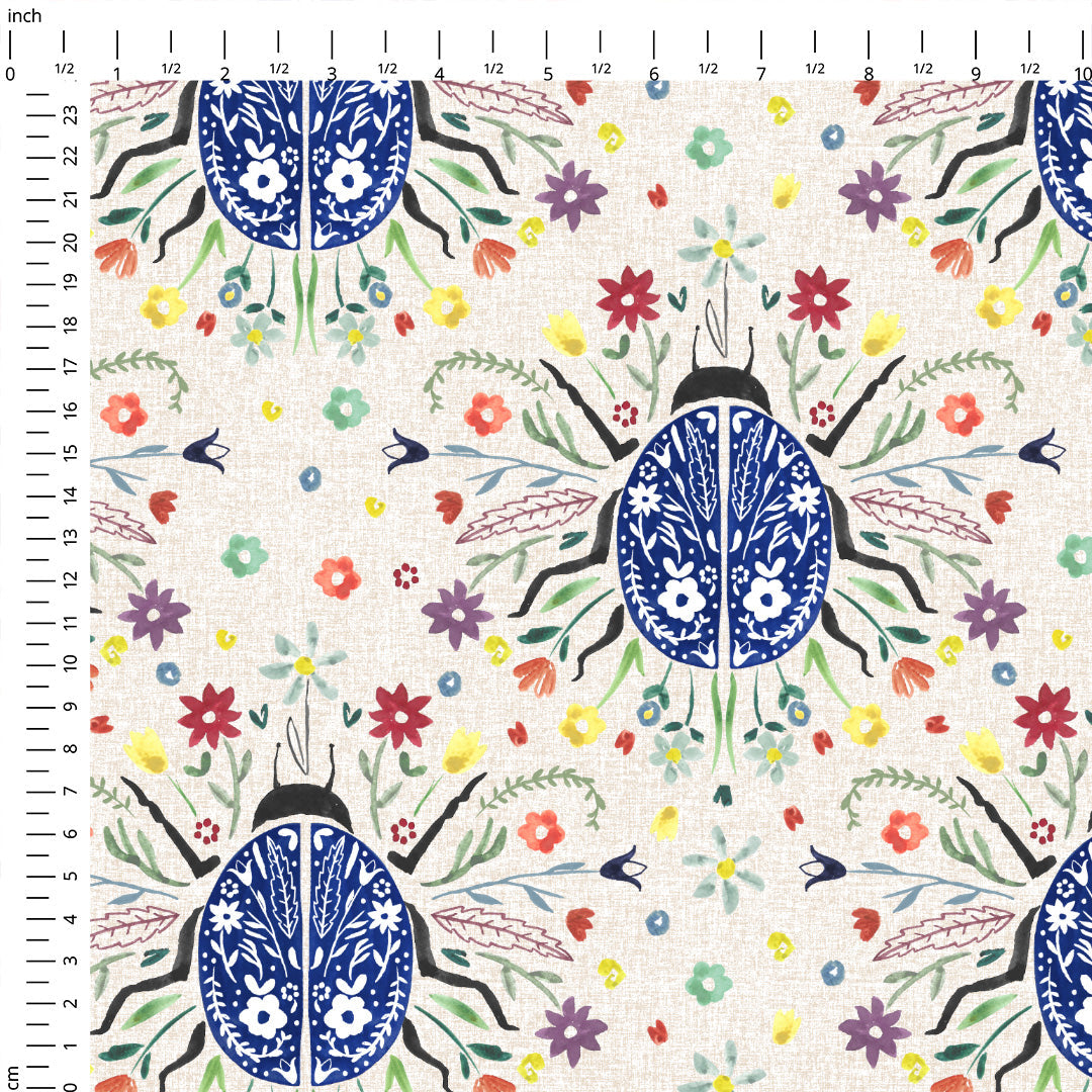 Beautiful Beetle Fabric