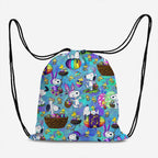 Eggcelent Easter Fun Blue Fabric