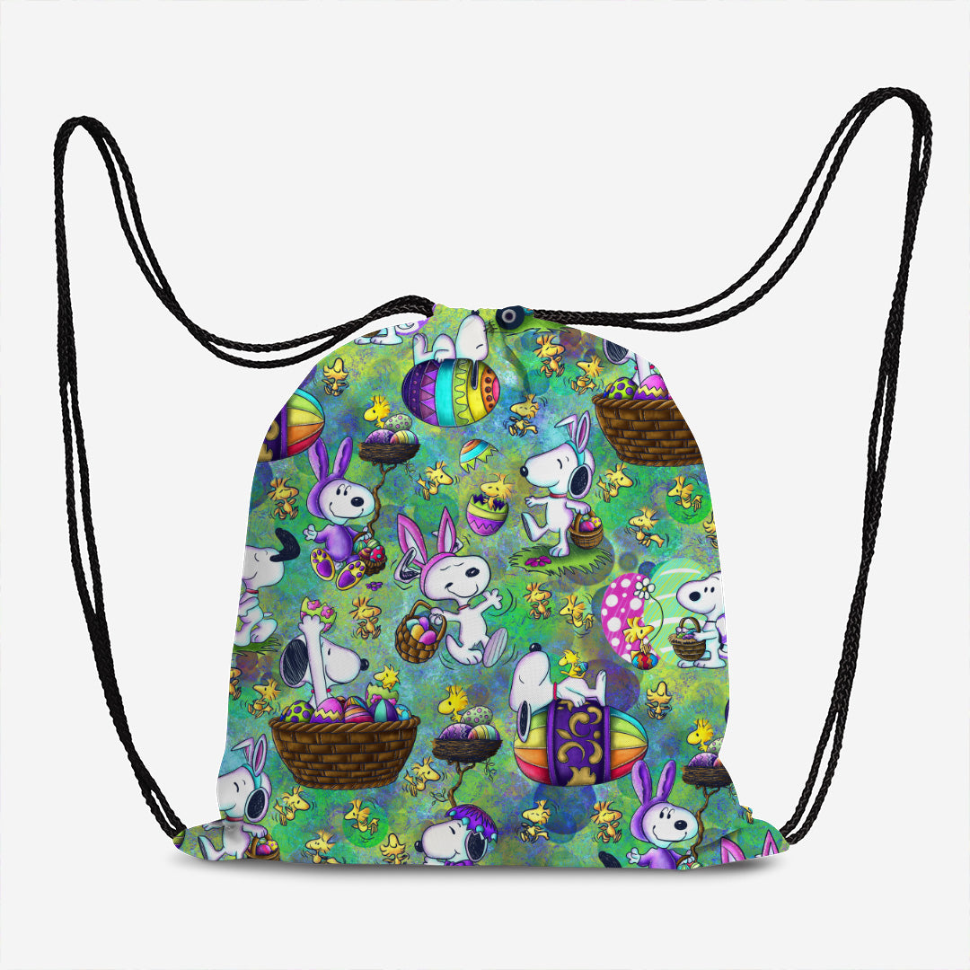 Eggcelent Easter Fun Green Fabric
