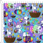 Eggcelent Easter Fun Lilac Fabric