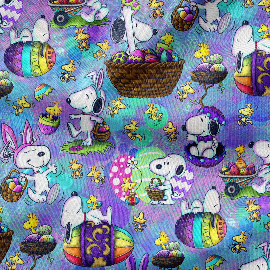 Eggcelent Easter Fun Lilac Fabric