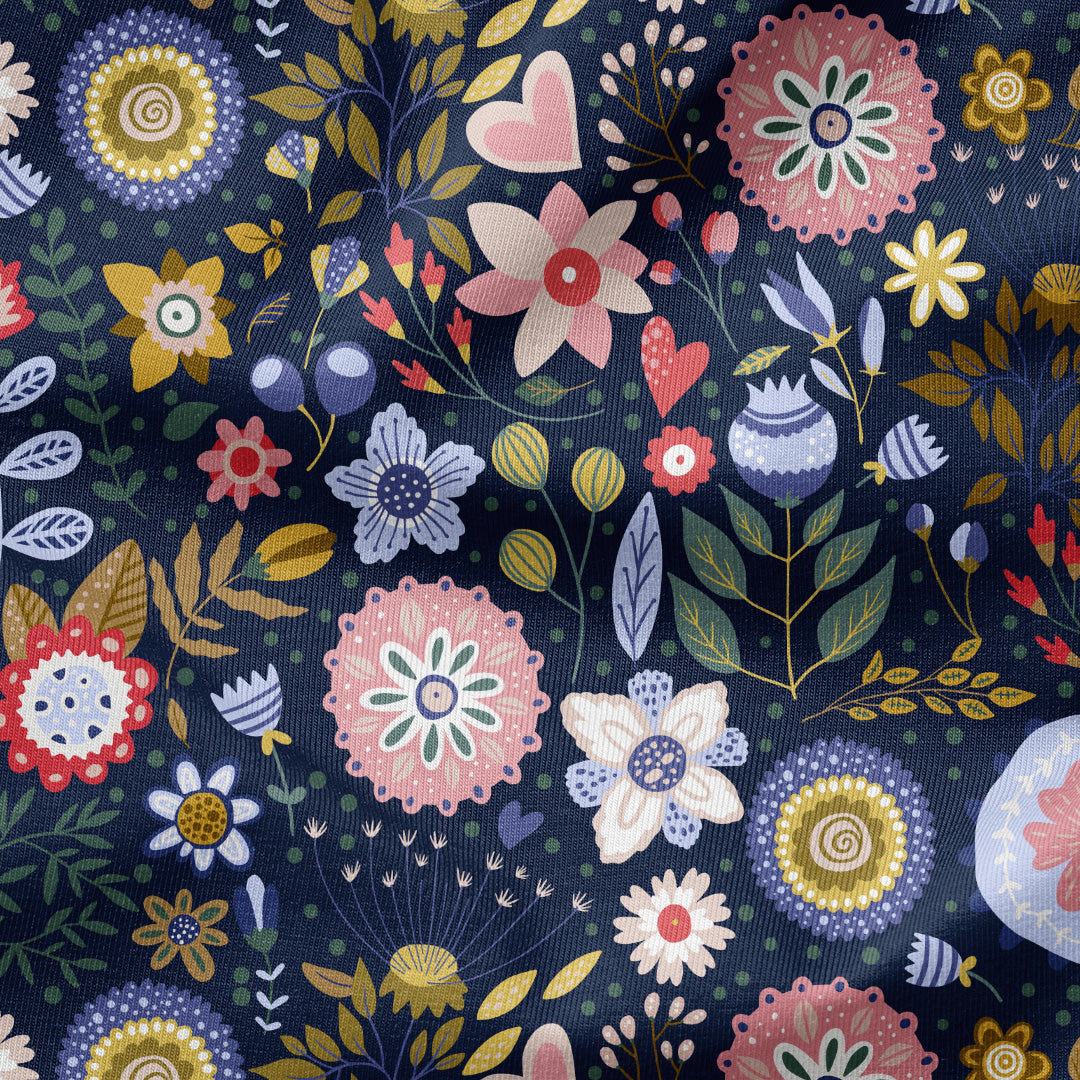 Enchanted Garden available on various fabrics – Custom Fabrics UK