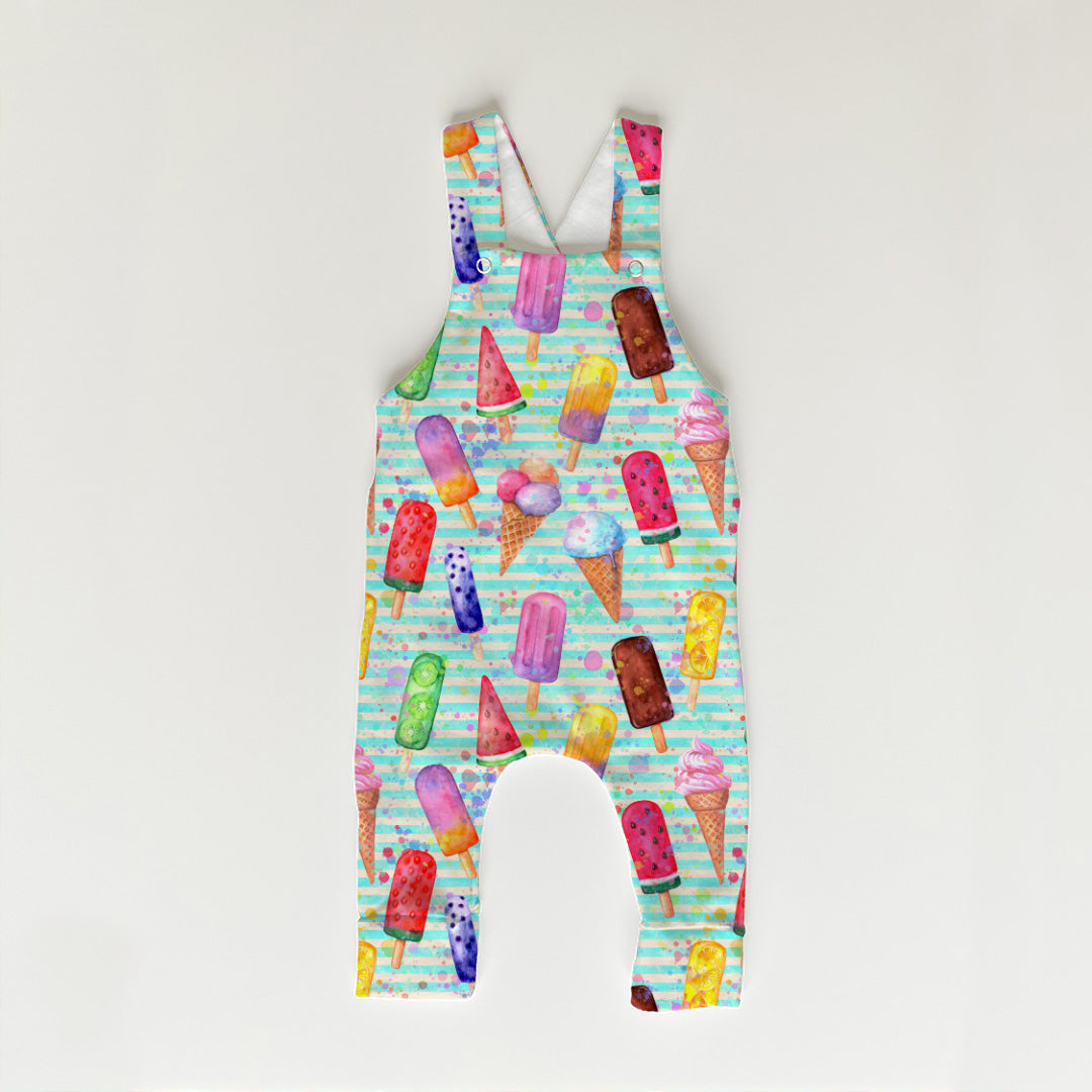 Ice Cream Stripes Fabric