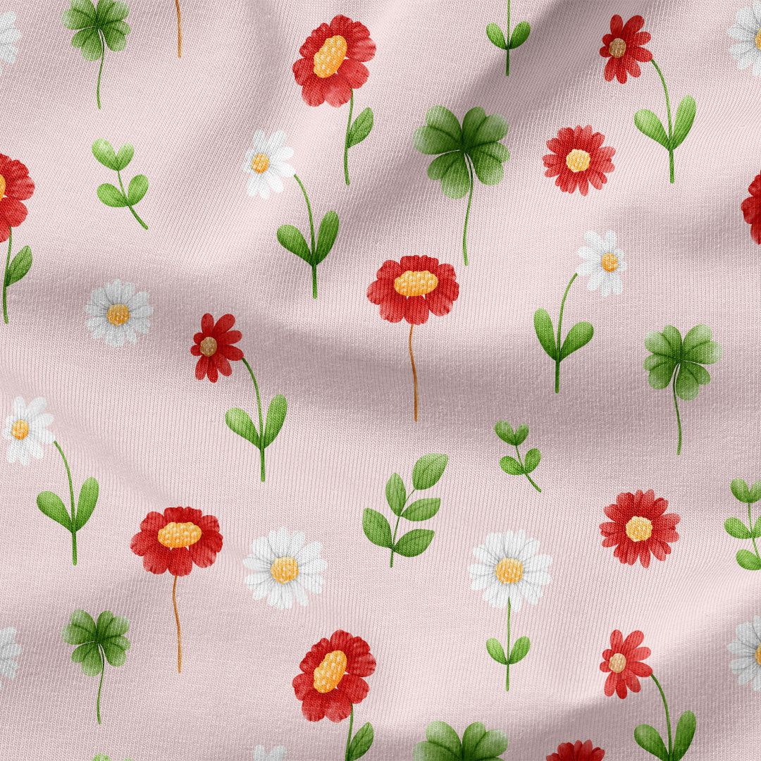 Ladybird Flowers Fabric