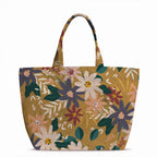 Leafy Mustard Floral Fabric