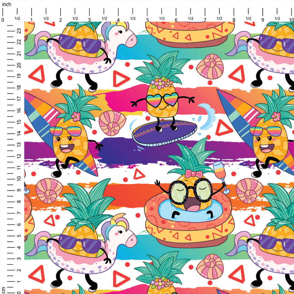 Summer Pineapple Fabric