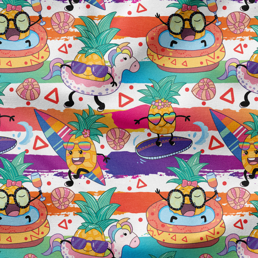 Summer Pineapple Fabric