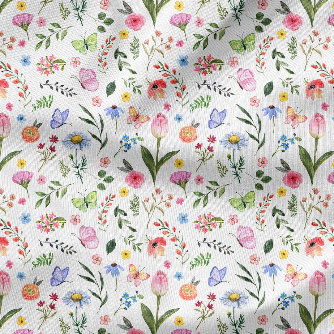 Watercolour Florals Fabric