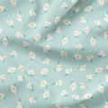 Ditsy Flowers Mint Fabric