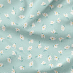 Ditsy Flowers Mint Fabric