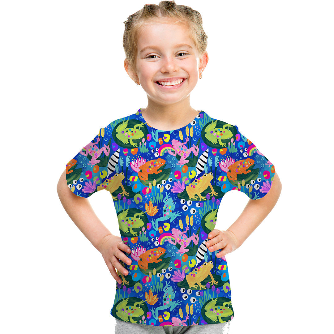 Funky Frogs Fabric