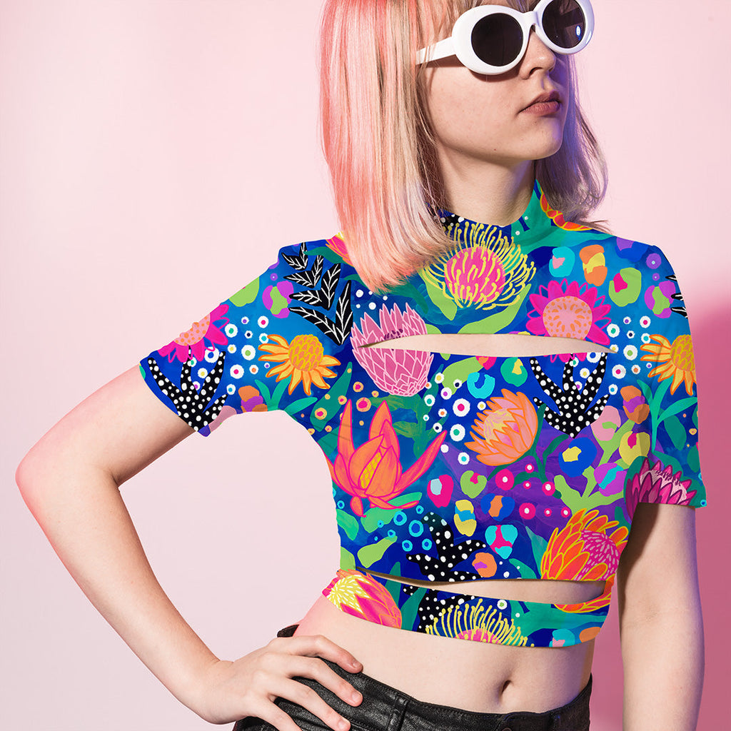 Funky Florals Fabric