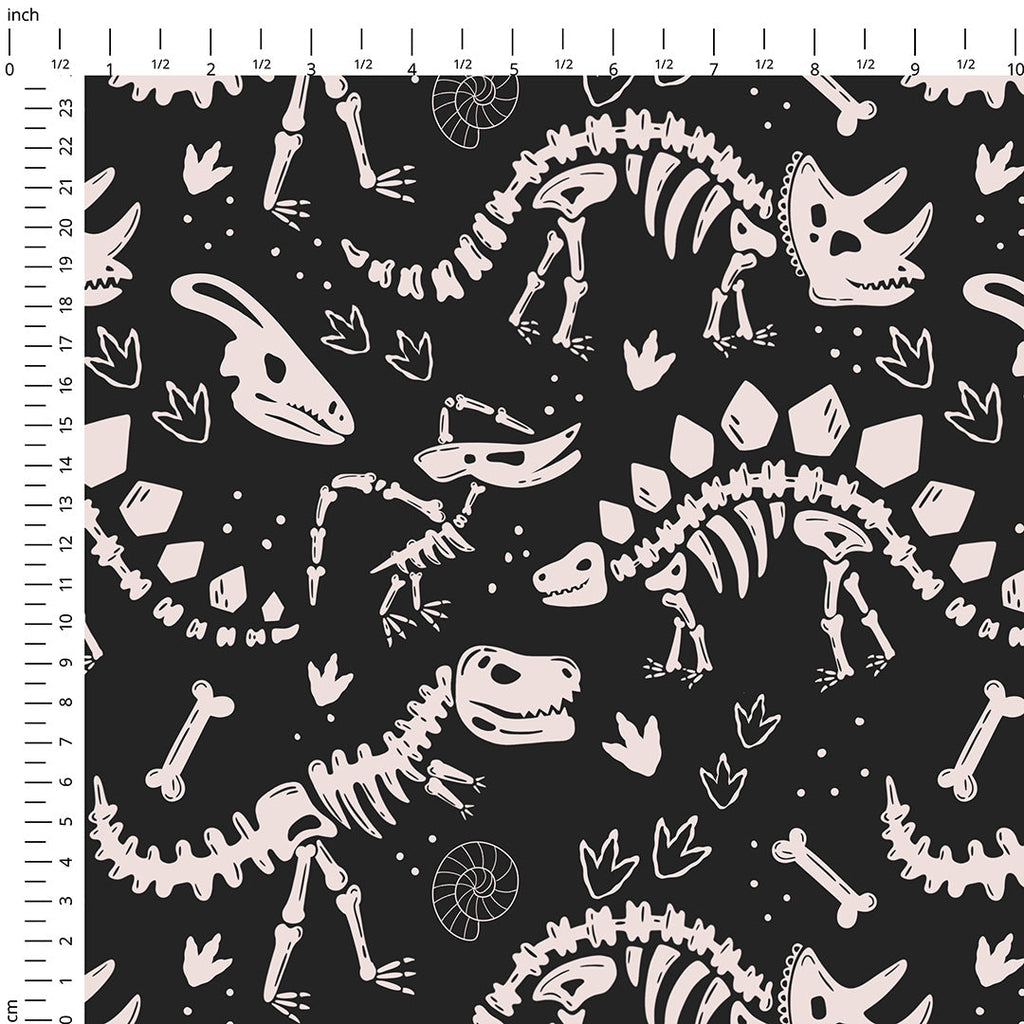 Mono Dinos Fabric