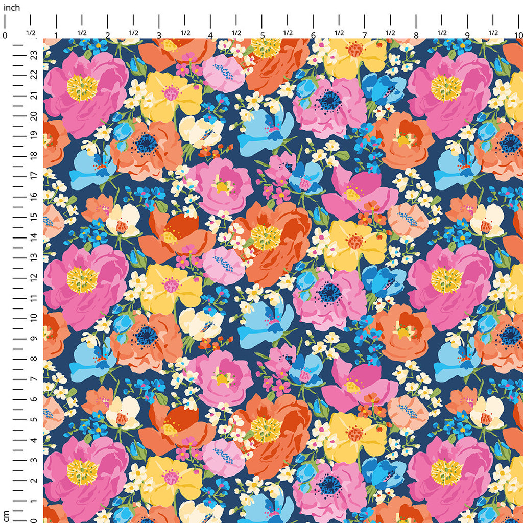 Bold Summer Florals Fabric