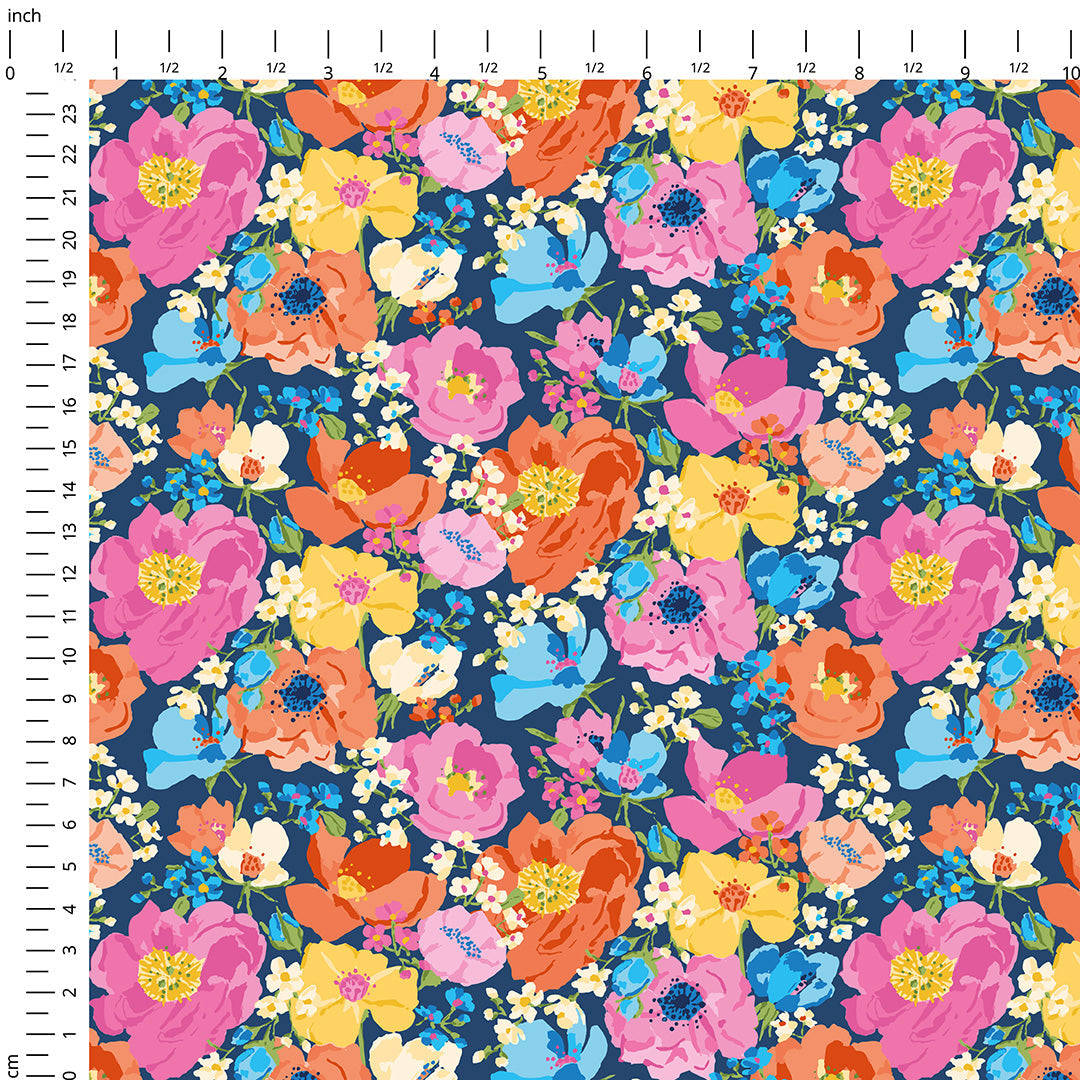 Bold Summer Florals Fabric
