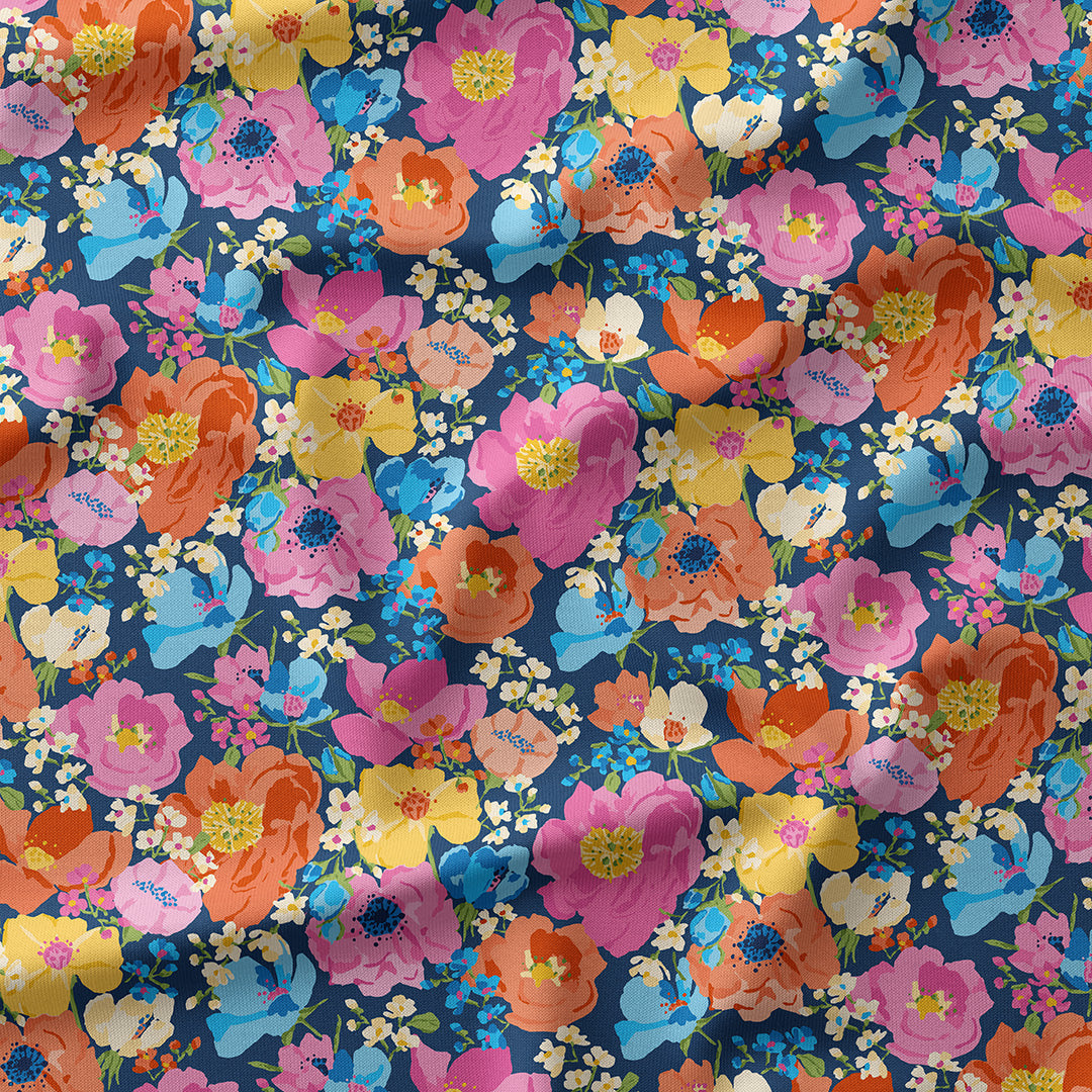 Bold Summer Florals Fabric