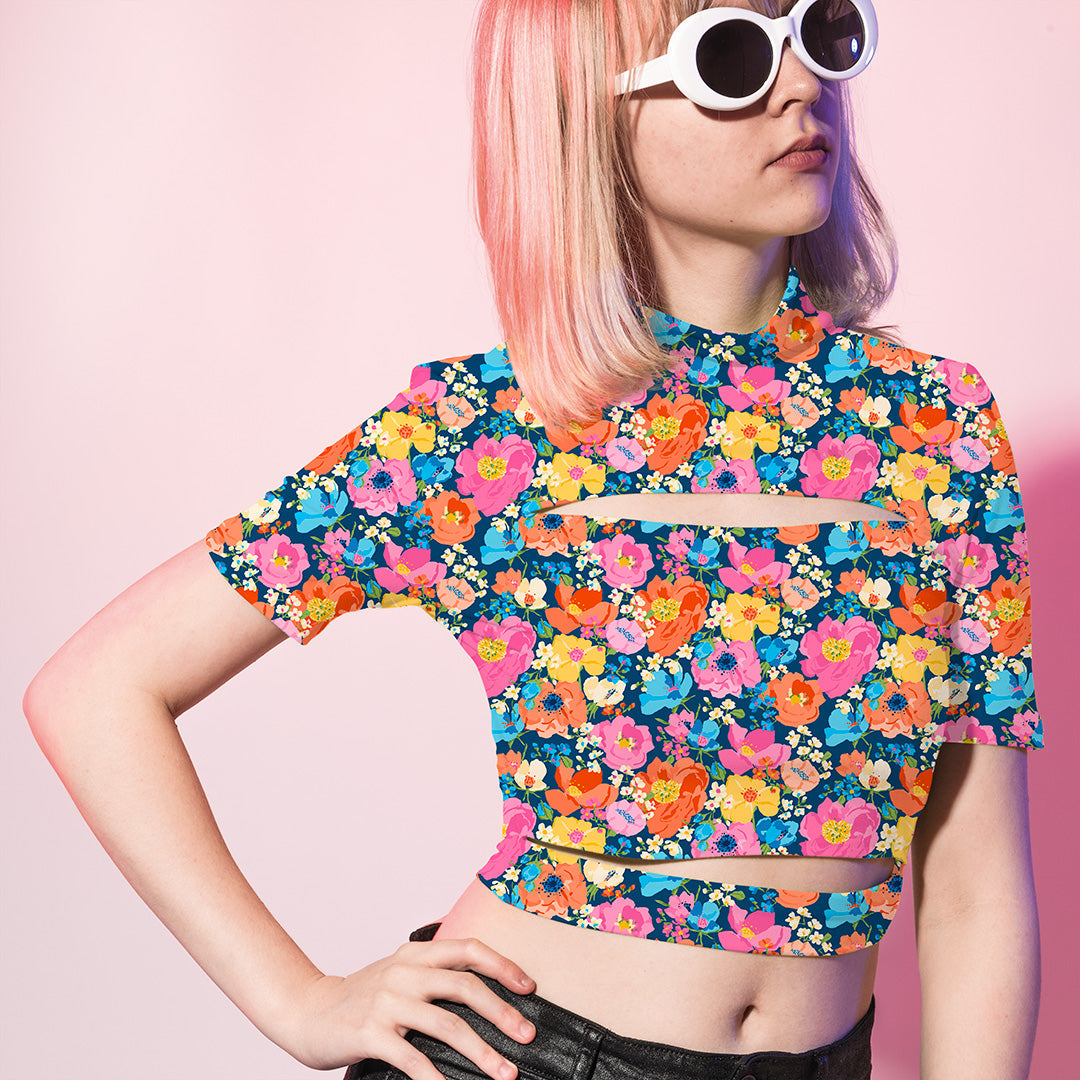 Bold Summer Florals Fabric