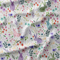 Watercolour Spring Bunnies Fabric