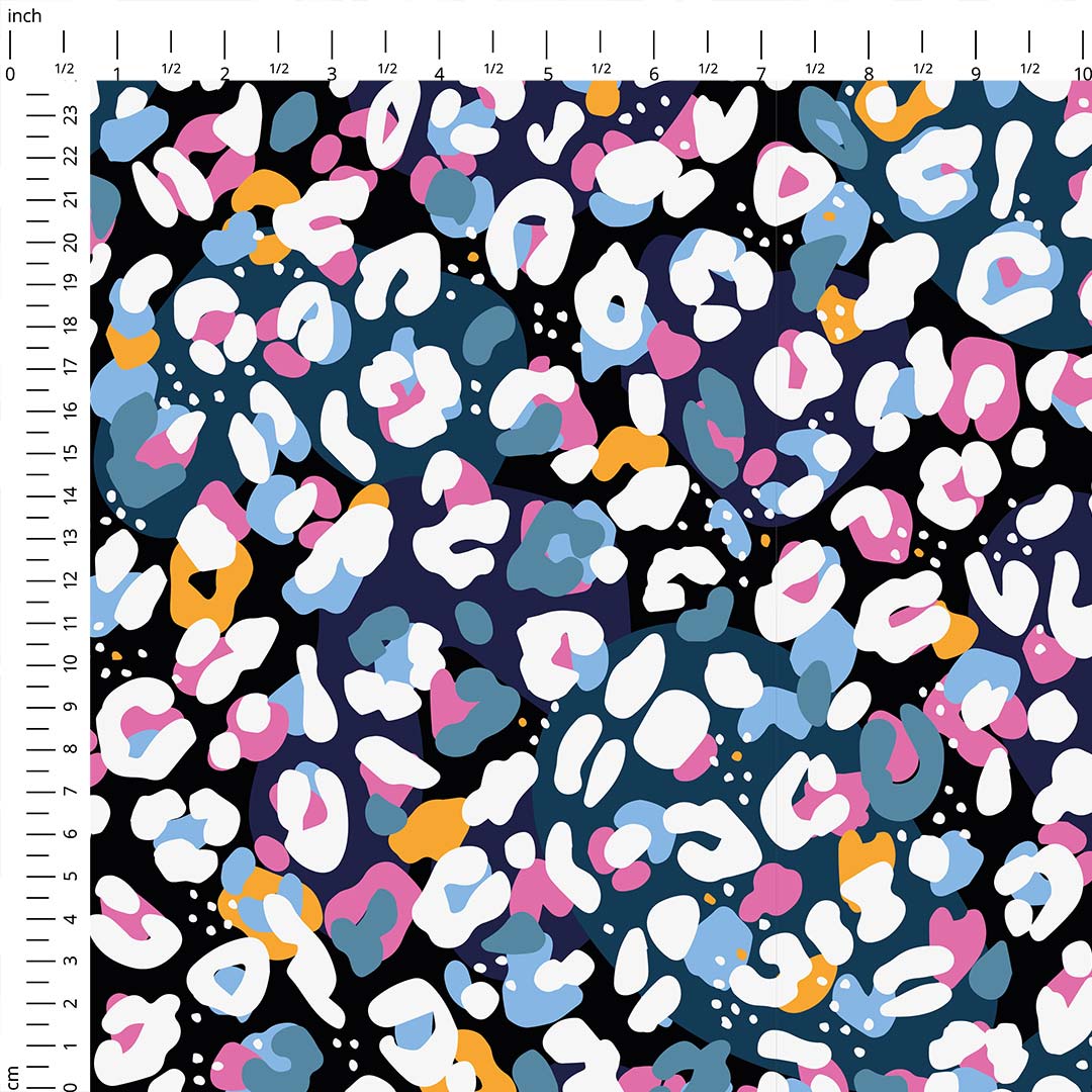 Abstract Leopard Fabric