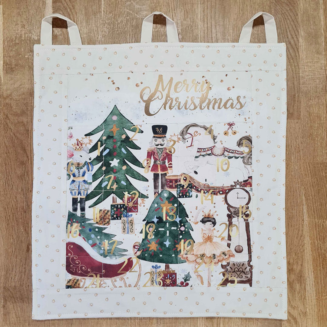 Nutcracker Advent Calendar Panel Set