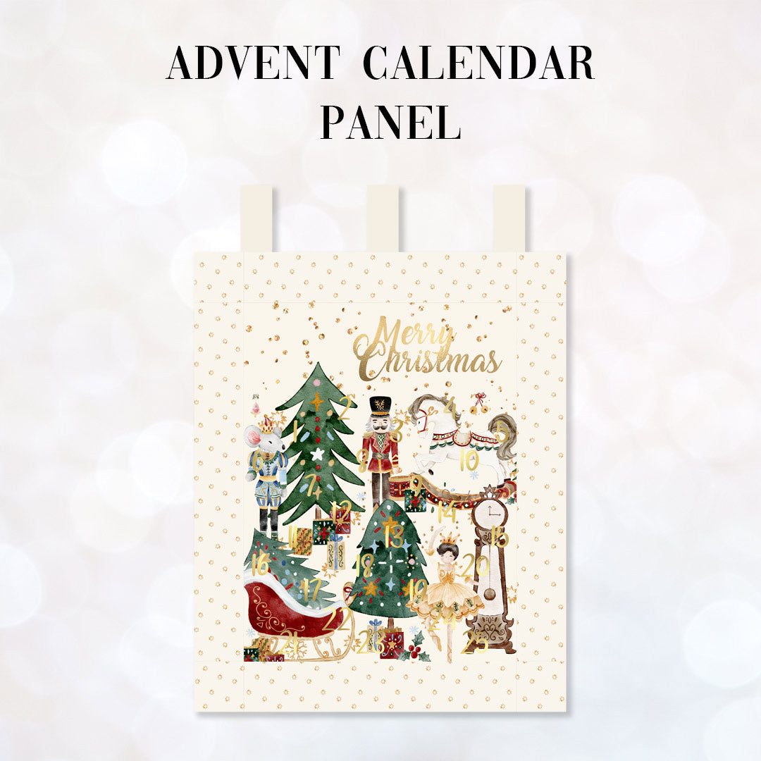 Nutcracker Advent Calendar Panel Set