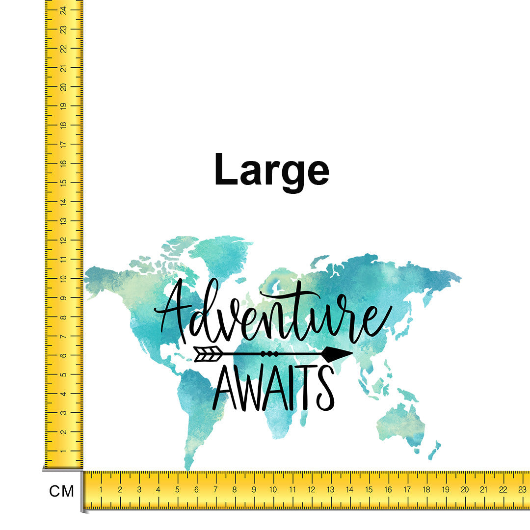 Adventure Awaits Iron on fabric heat transfer DTF-24