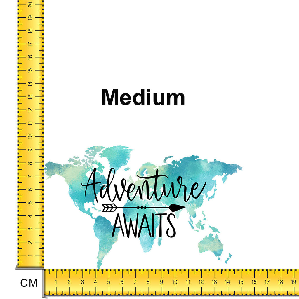Adventure Awaits Iron on fabric heat transfer DTF-24