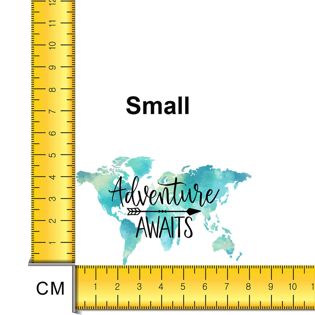 Adventure Awaits Iron on fabric heat transfer DTF-24