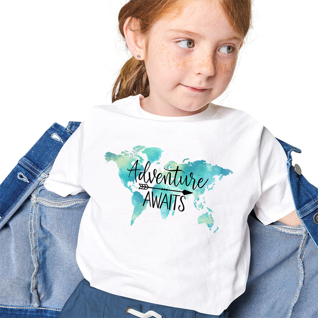 Adventure Awaits Iron on fabric heat transfer DTF-24