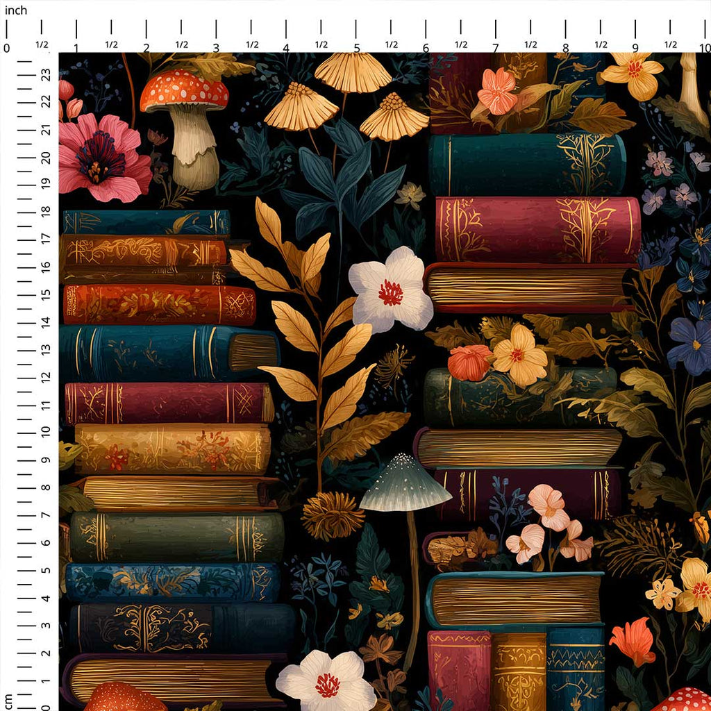 Alchemist's Books Fabric