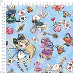 Alice Blue Fabric