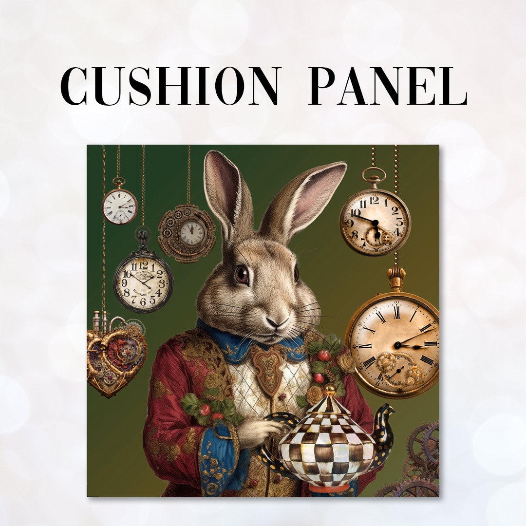 CUSHION Panel Alice In Wonderland - Don't Be Late CP-201
