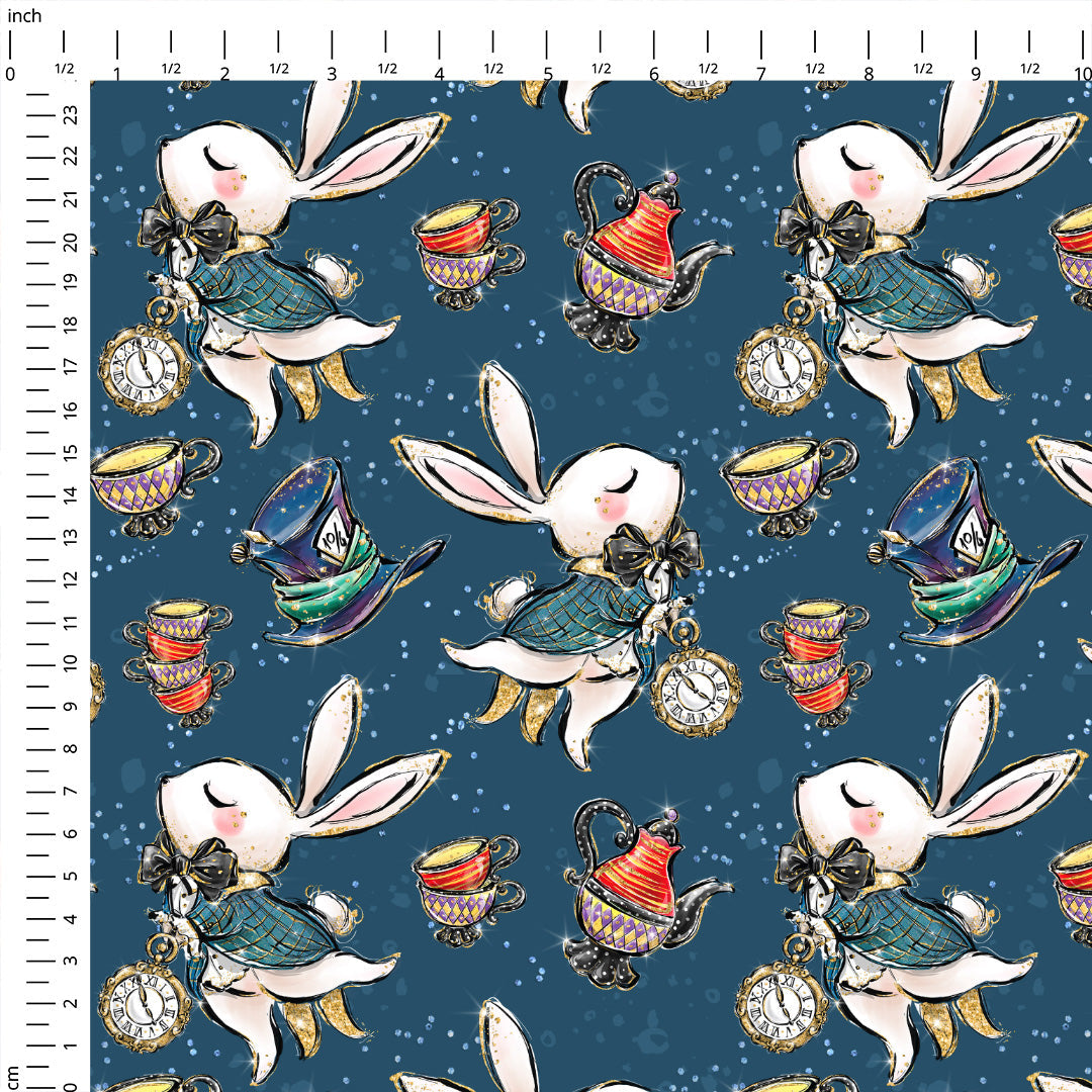 Alice Teal Fabric