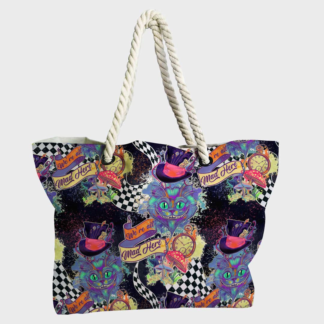 Alice in Wonderland - We Are All Mad Here - Fabric