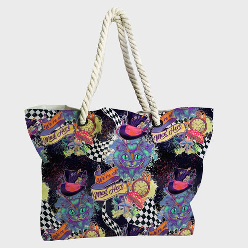 Alice in Wonderland - We Are All Mad Here - Fabric