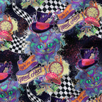 Alice in Wonderland - We Are All Mad Here - Fabric
