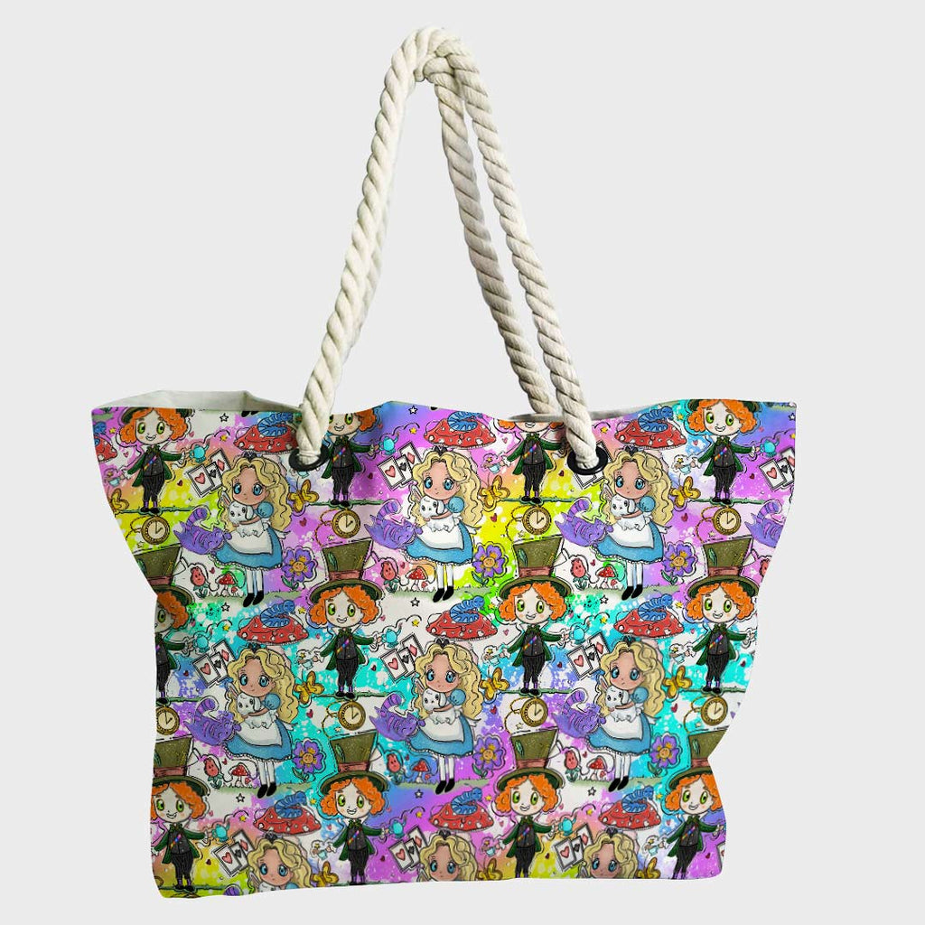 Alice in Wonderland Kawaii Fabric