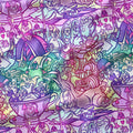 Alice In Wonderland Ombre Fabric