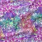 Alice In Wonderland Ombre Fabric