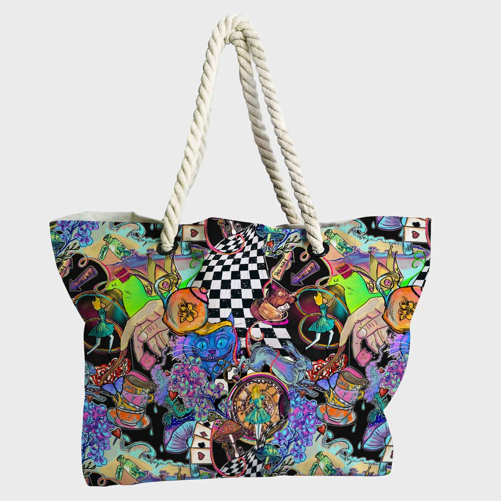Alice in Wonderland Trippy Fabric