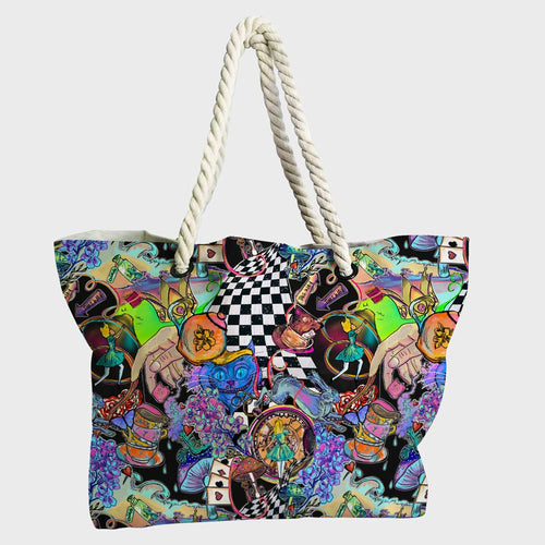 Alice in Wonderland Trippy Fabric