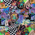 Alice in Wonderland Trippy Fabric