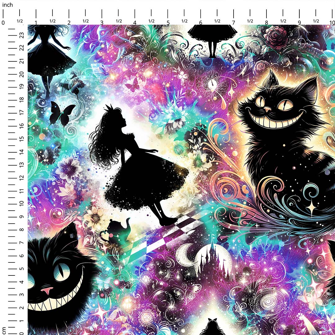 Alice In Wonderland Whimsy Fabric