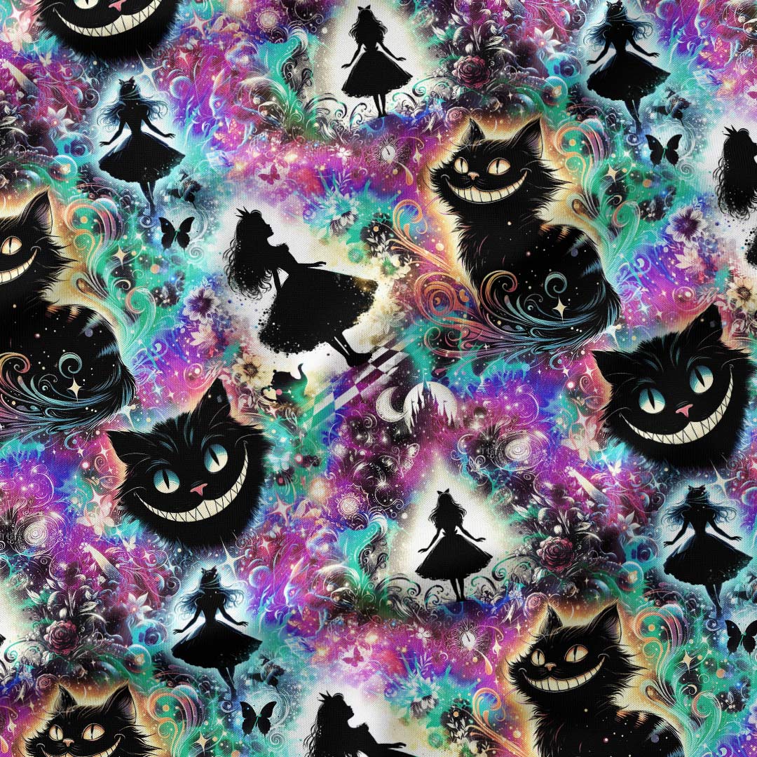 Alice In Wonderland Whimsy Fabric