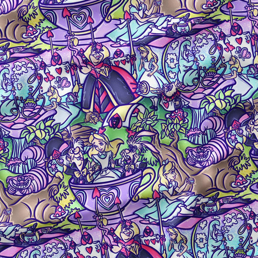 Alice In Wonderland Fabric